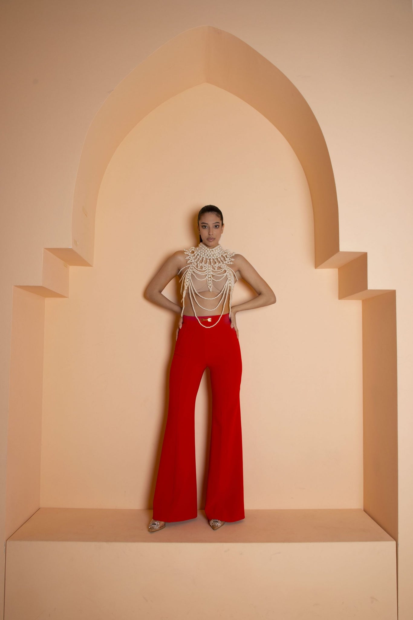 Perla pearl top