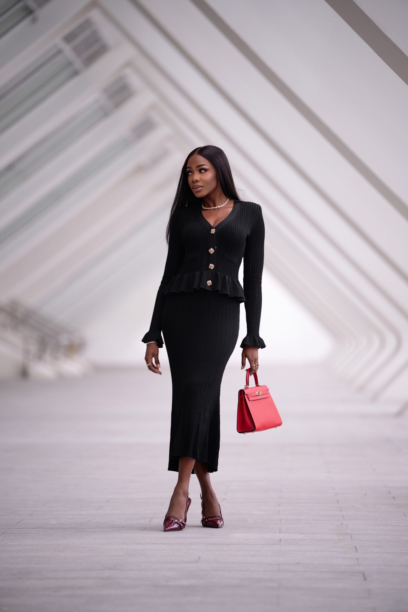 Tani midi dress