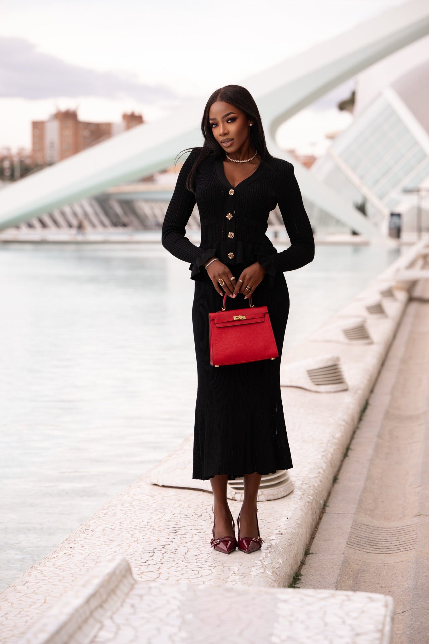 Tani midi dress