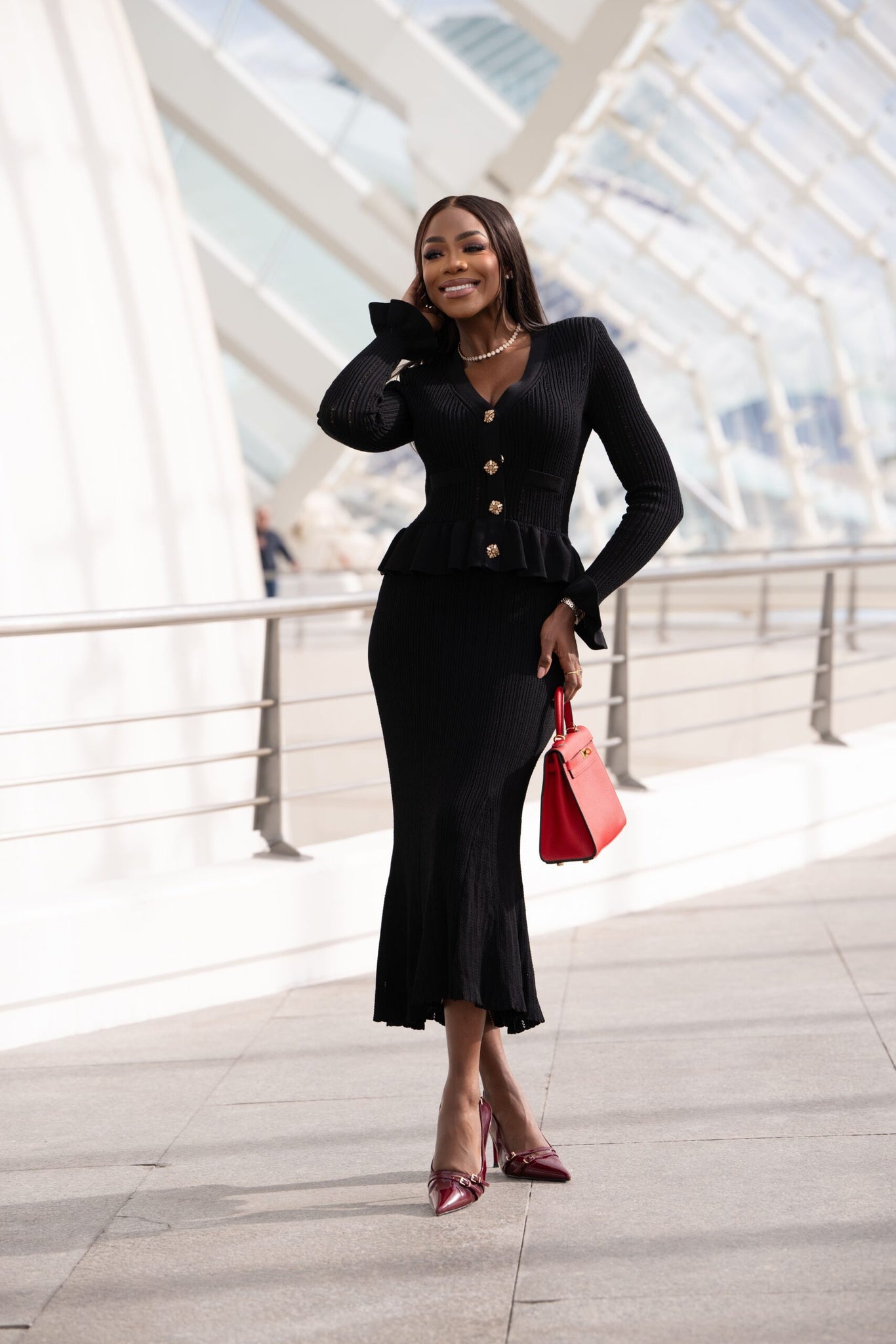 Tani midi dress