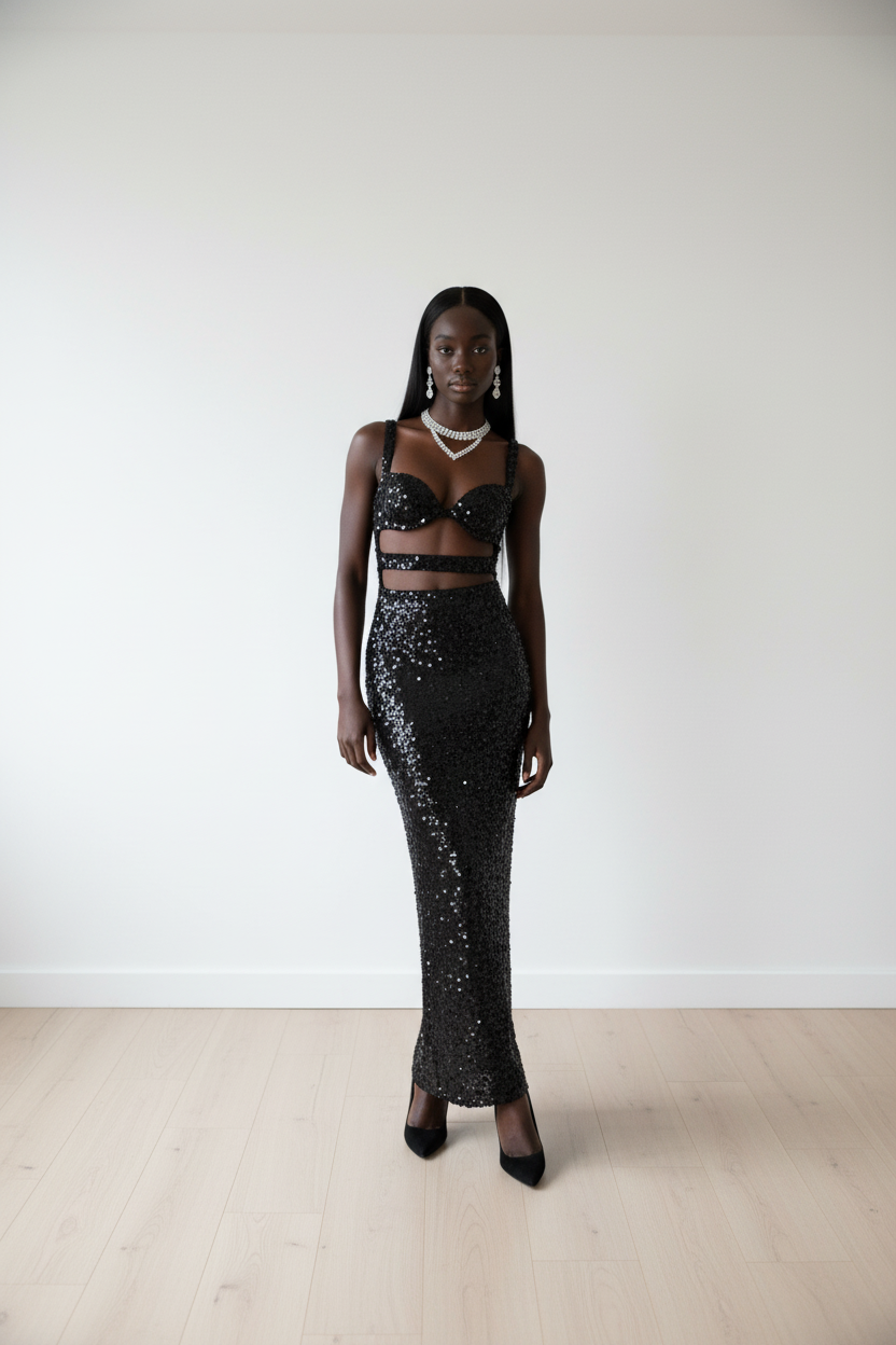 Robe longue Luna