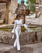 Load image into Gallery viewer, CARLA WHITE TWO PIECE SET
