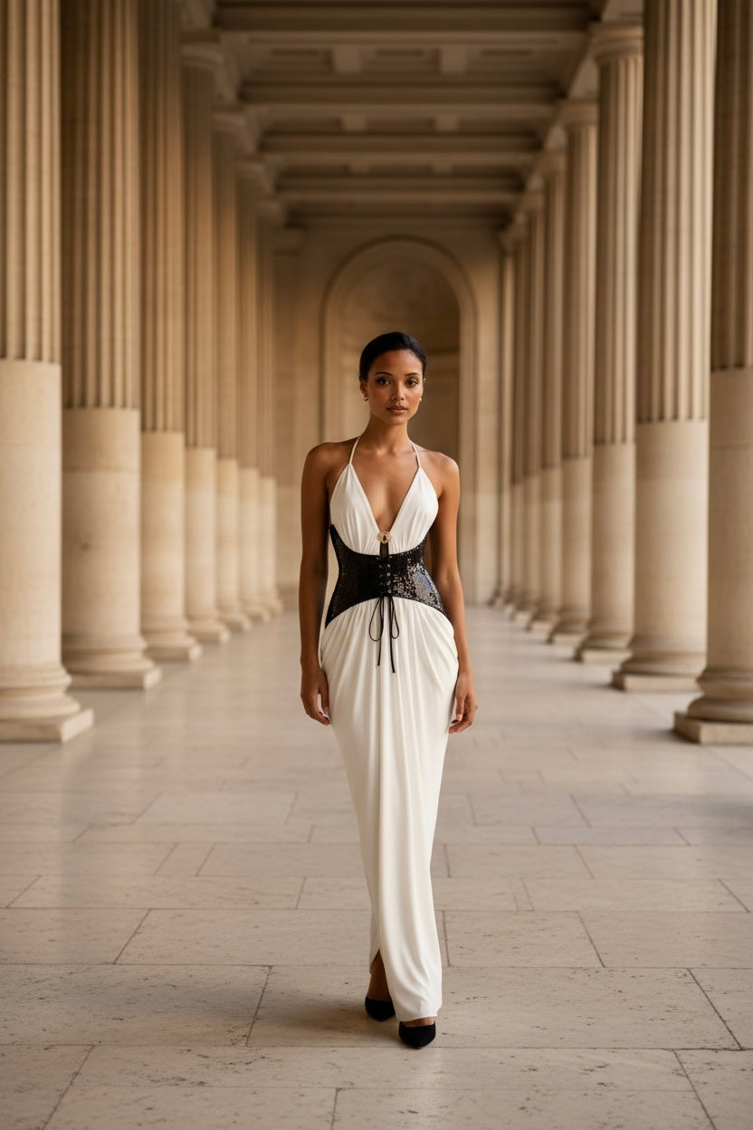 Robe longue Celeste