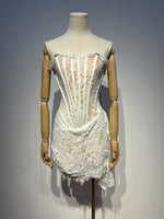 Charger l&#39;image dans la visionneuse de galerie, Blanche mini dress

