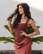 Carica l'immagine nel visualizzatore Galleria, Azelie maxi dress
